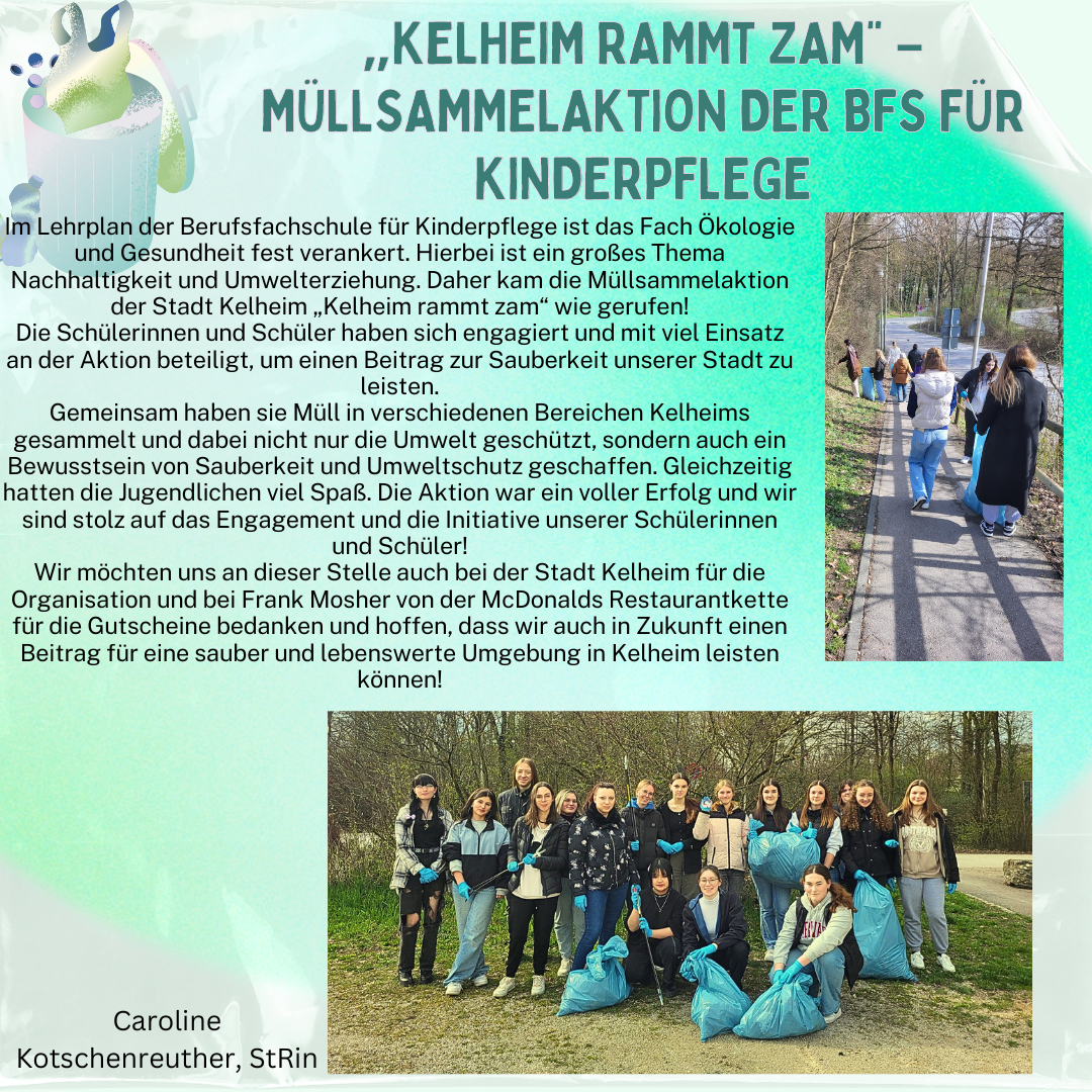 Mllsammelaktion BFS Kinderpflege